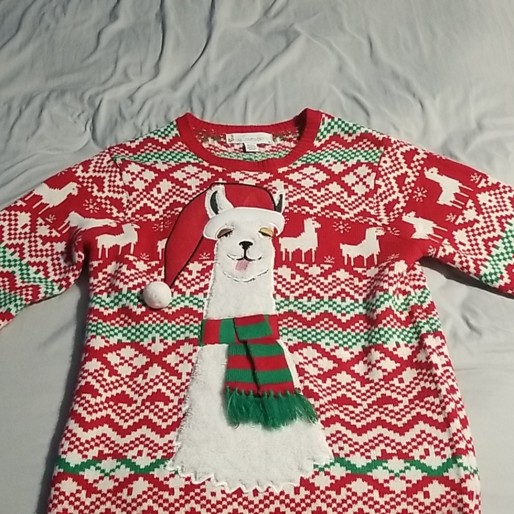 Alpaca christmas sweater